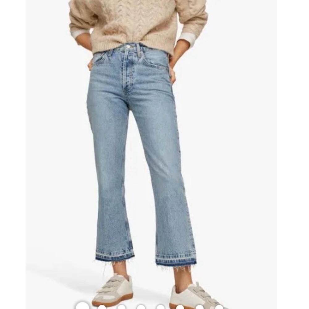 Mango Cropped Mid-waist Jean Zs 10